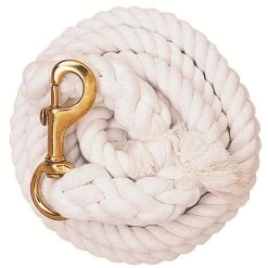 Weaver Leather - White Cotton Lead Rope With Solid Brass 225 Sn