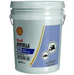 Rotella T4 Triple Protection Diesel Motor Oil 15W-40 - 5 Gallon