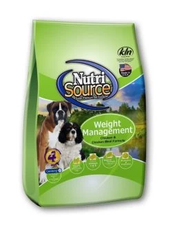 NutriSource Weight Management Chicken & Rice Dry Dog Food - 30 Lb. Bag