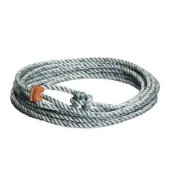 Colorado Saddlery Silver Dot Ranch Rope- Grey