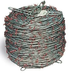 Hutchison Red Brand 2PT 4" 12GA Barbed Wire - 1320' -Ranch & farm shop only. 1643290 71328.1630021970