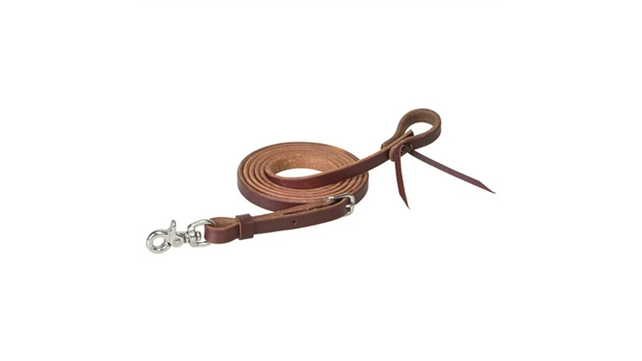 Weaver Leather- Working Cowboy Roper Stainless Steel Rein 3 Weaver Leather- Working Cowboy Roper Stainless Steel Rein