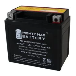 PowerStar 12 Volt 4 Ah Motorcycle Battery