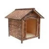 Forcome Rustic Wood Dog House