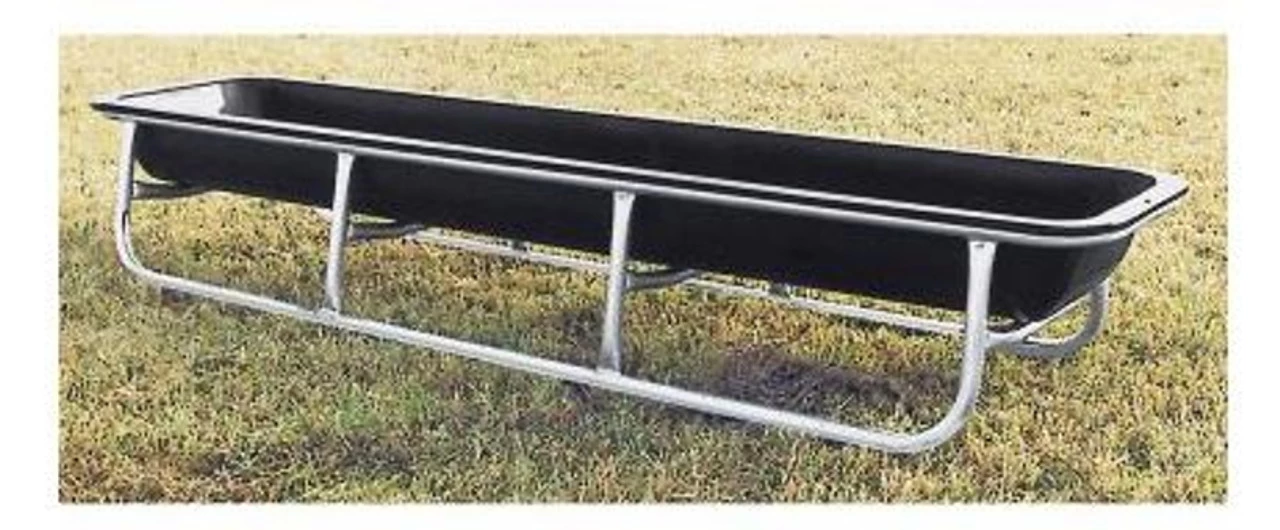 Davis Gate & Wire 10' Galvanized Bunk Feeder 3 Davis Gate & Wire 10' Galvanized Bunk Feeder