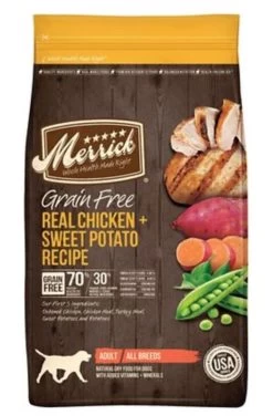 Merrick Grain-Free Real Chicken & Sweet Potato Dry Dog Food - 22