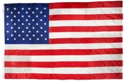 Valley Forge 5'X8' Nylon Presidential Series United States Flag