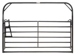 PRIEFERT 10' PREMIER FREE SWING BOW GATE - GREY