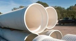 Contech 12" X 22' PVC Ribbed Pipe