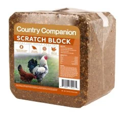 Country Companion Poultry Scratch Block - 21 Lbs
