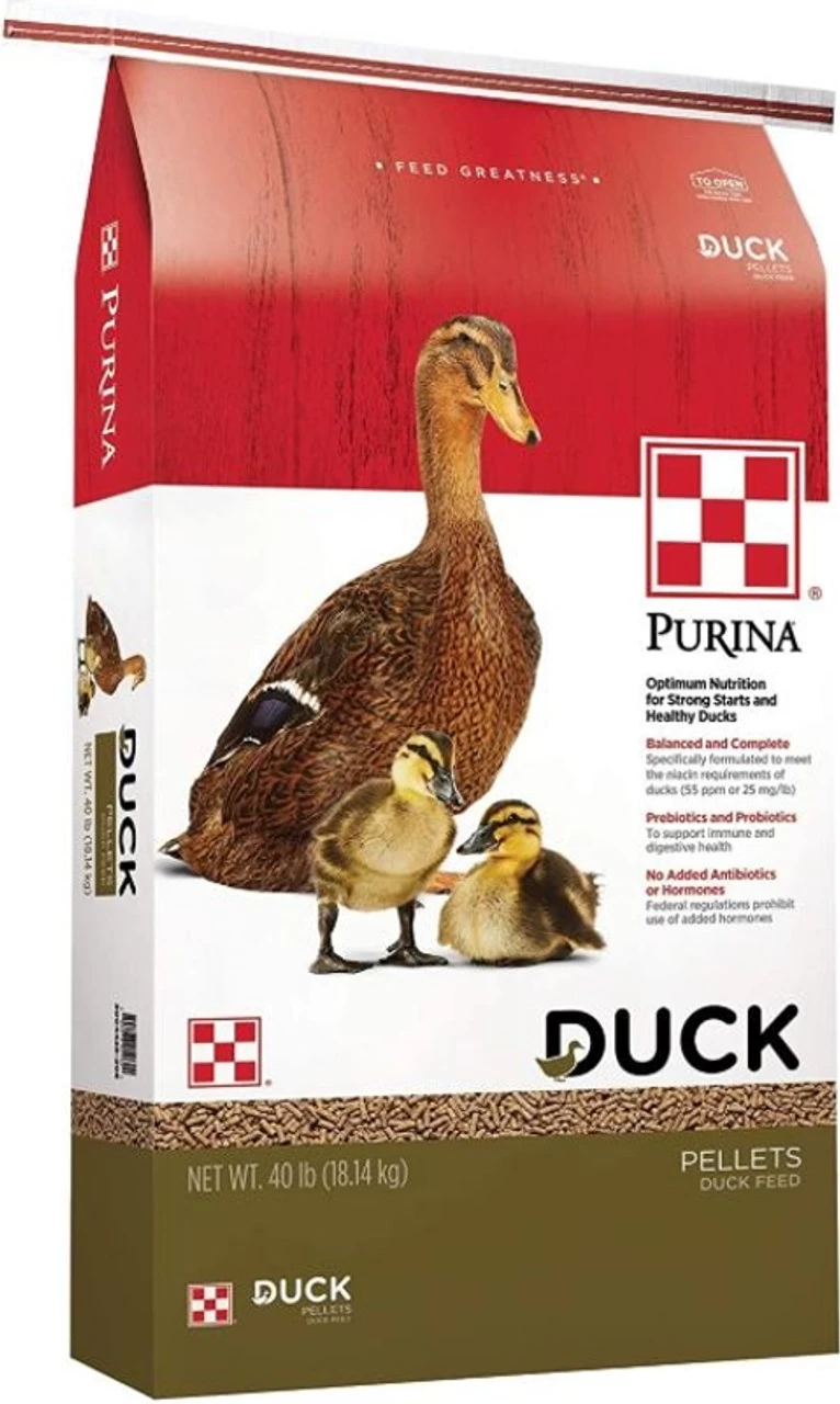 Purina Duck Feed Pellets - 40 Lbs. 3 Purina Duck Feed Pellets - 40 Lbs.