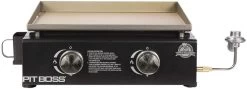 Pit Boss PB336GS Table Top Double Burner Gas Griddle