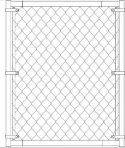 MASTER HALCO 26601 FRAMED WALK GATE 36 X 42