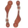 Weaver Leather Ladies Harness Leather Spur Straps- Russet -Ranch & farm shop only. 2508315 1 98865.1673543608