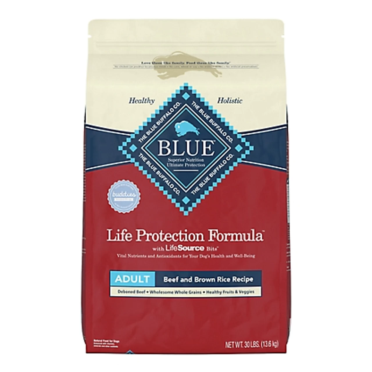Blue Life Protection All Breed Adult Beef & Brown Rice Dry Dog Food- 30lbs 3 Blue Life Protection All Breed Adult Beef & Brown Rice Dry Dog Food- 30lbs