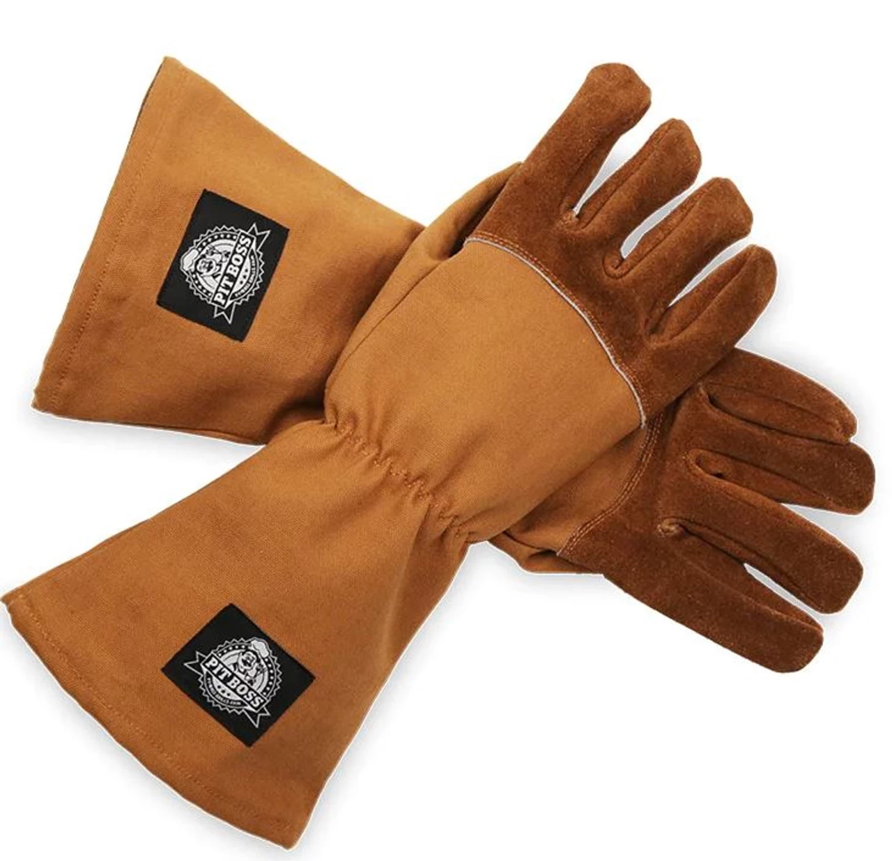 Pit Boss Heavy Duty Leather Grilling Gloves 3 Pit Boss Heavy Duty Leather Grilling Gloves