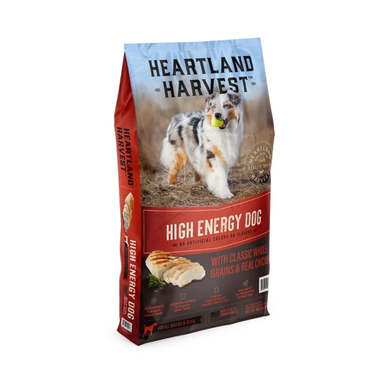 Heartland Harvest High Energy Dog With Classic Whole Grains And 3 Heartland Harvest High Energy Dog With Classic Whole Grains And