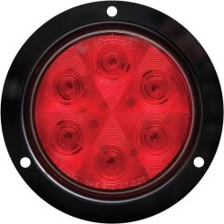 Optronics STL13RFS Fleet Count FLEET Count 4" Round Sealed LED STOP/Turn/Tail/Light, Red -Ranch & farm shop only. 2748260 2 46187.1673552085