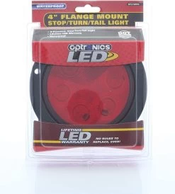 Optronics STL13RFS Fleet Count FLEET Count 4" Round Sealed LED STOP/Turn/Tail/Light, Red -Ranch & farm shop only. 2748260 4 10889.1673552086