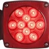Optronics STL7RS Lens LED Combination Tail Light For Driver Side, Red -Ranch & farm shop only. 2748270 1 39454.1673899796