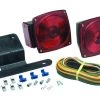 Universal Square, Red, Universal Trailer Light Kit, Stud Mount, Hard Wired Connection -Ranch & farm shop only. 2748320 1 78046.1673899796