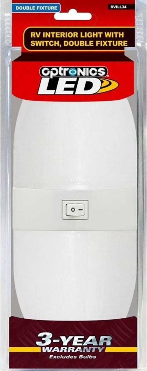 Double Fixture - White,10 In 3 Double Fixture - White,10 In