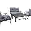 Backyard Expressions 4PCS Conversation Set With Olifen Fabric -Ranch & farm shop only. 2767645 1 17643.1683217070