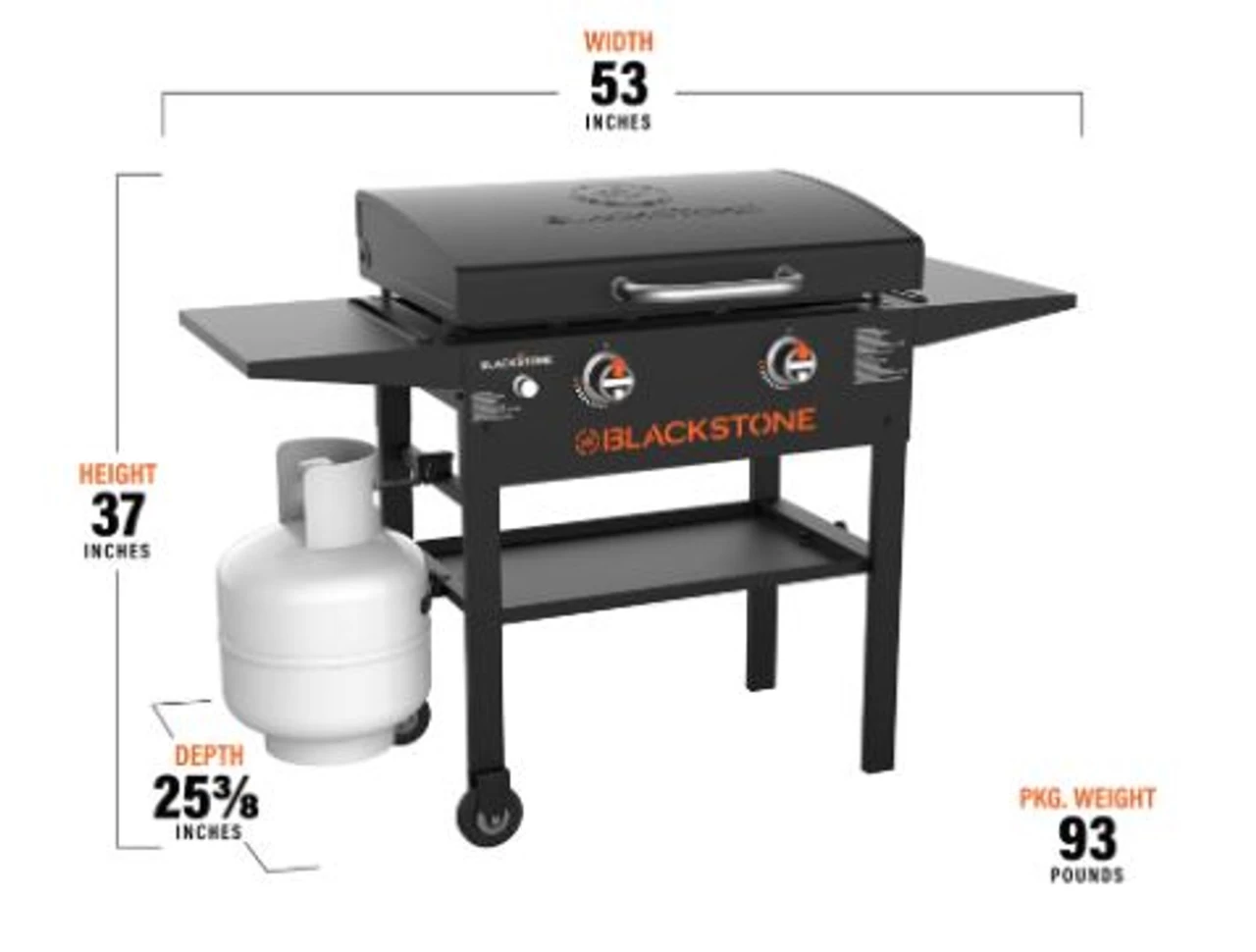 Blackstone 2147 Original 28" Griddle Station With Hood - Black 4 Blackstone 2147 Original 28" Griddle Station With Hood - Black - Image 2