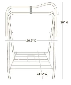 Red Mountain Valley Folding Saddle Rack -Ranch & farm shop only. 471060 3 53801.1630022835