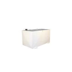 Better Built 100 Gallon Rectangle Steel Transfer Tank- White