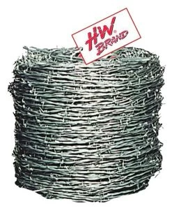 Huchison Western 2 Pt Barbed 4" Class 1 12.5 Gauge Barbed Wire -Ranch & farm shop only. 814890 01 74853.1630068438