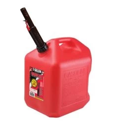 Midwest Can 5 Gallon Red Gas Can With Auto Shut Off -Ranch & farm shop only. 815385 39822.1630021089