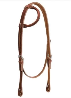 Weaver Leather- Horizons Rolled Sliding Ear Headstall, Sunset