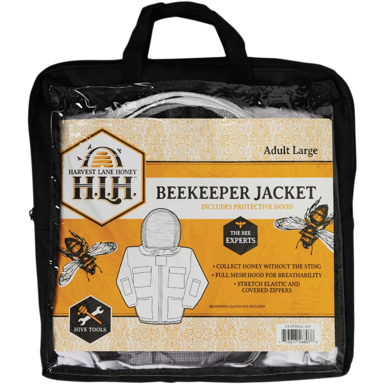 Harvest Lane Honey Large Polyester & Cotton Blend Beekeeping Jacket 5 Harvest Lane Honey Large Polyester & Cotton Blend Beekeeping Jacket - Image 3