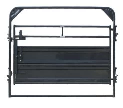 PRIEFERT SOLID SWEEP BOW GATE 8' - GREY -Ranch & farm shop only. 909675 01 41839.1630069129