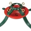 Holiday Basix #5164 Steel Christmas Tree Stand (Red & Green) - 7' Tree -Ranch & farm shop only. 92899201 15124.1673466588
