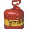 Justrite 2 Gallon Safety Can - Steel -Ranch & farm shop only. 94618880 10737.1673454129