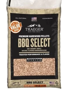Traeger PEL359 BBQ Wood Pellet, Hardwood, 30 Lb Bag