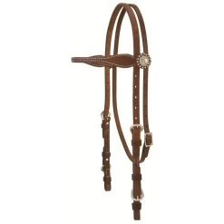 Weaver Leather- Stacy Westfall Protack Oiled Browband Headstall