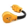 Camco- DogBone Electrical Adapter- Yellow -Ranch & farm shop only. P0587656 15135.1673454796