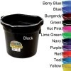 Miller MFG.- 20 Quart Plastic Flat Back Bucket -Ranch & farm shop only. P0745439 09637.1673454489