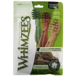 Whimzees- Toothbrush Star Dental Treats- Assorted Colors