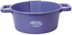 Weaver Leather 22 Quart Round Feed Pan -Ranch & farm shop only. P2213845 03 14925.1630000444