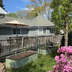 Vego Garden 17" Tall 9-In-1 Modular Metal Raised Garden Bed Kit -Ranch & farm shop only. P2531265 OLIVE 1 62515.1643222590