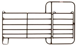 PRIEFERT UTILITY WALK THRU PANEL - BROWN